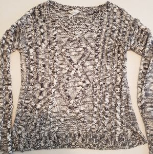 Black and white sweater